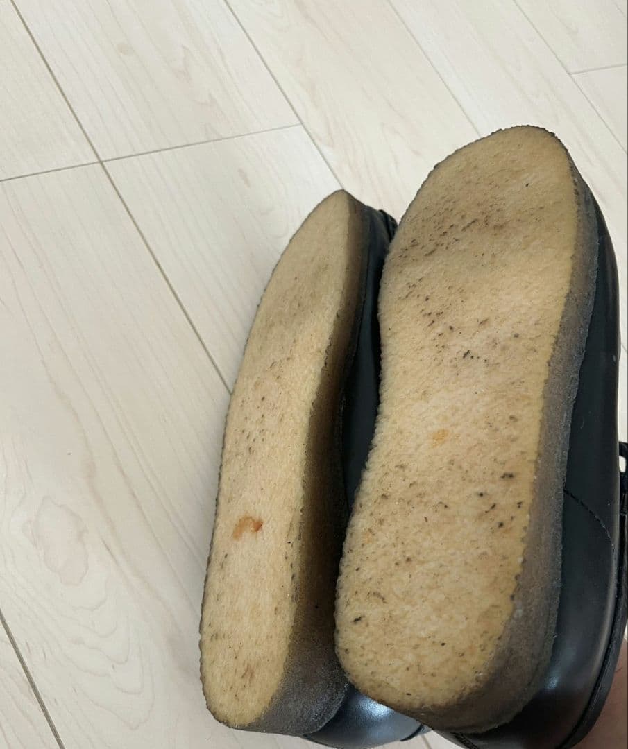 未使用クラークスWallabee / メンズ ワラビー（ブラックレザー26センチ