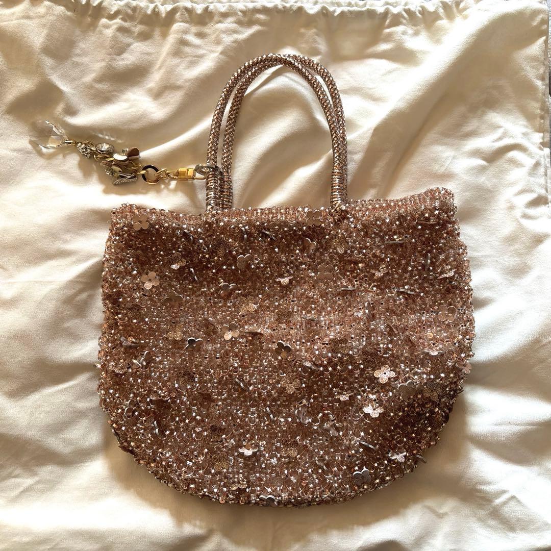 【美品】アンテプリマ フィオリトゥーラ ローズシルバーゴールド チャーム付