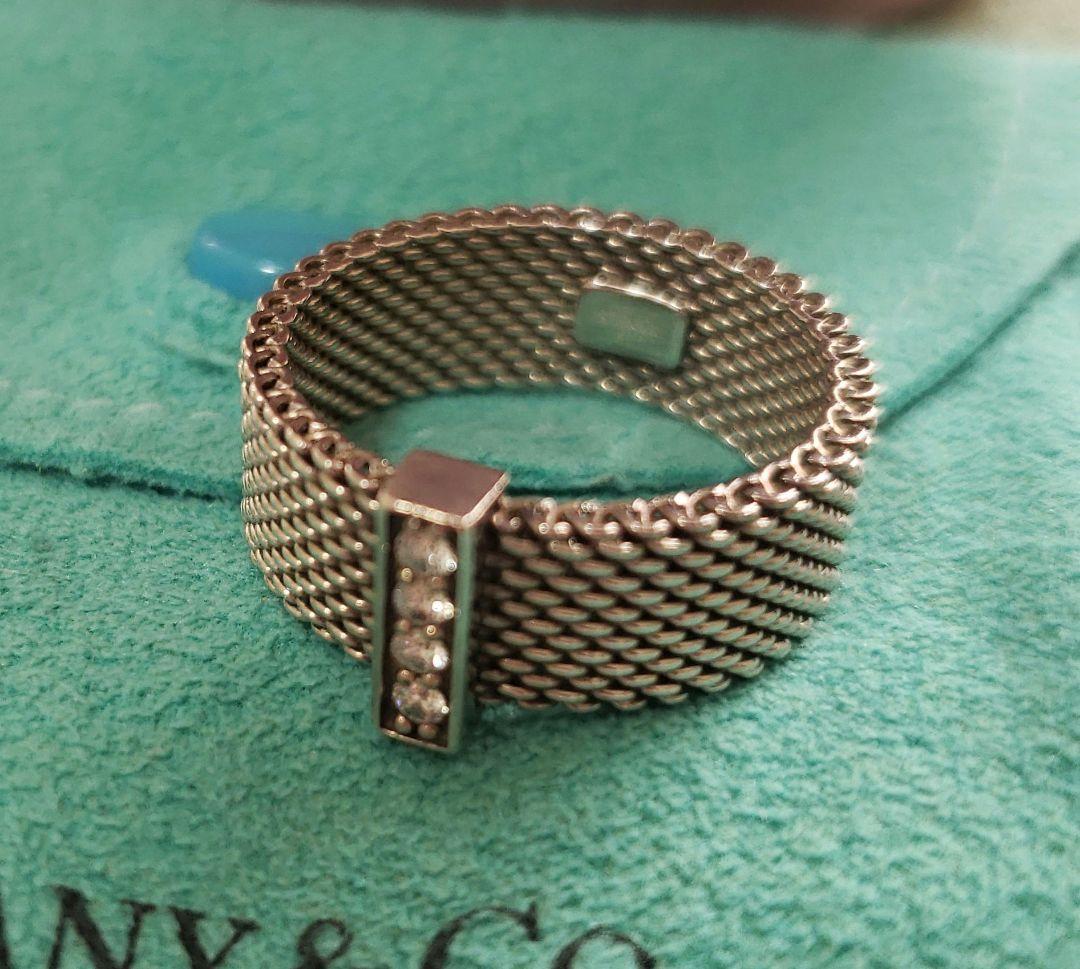 ティファニー リング サマセット 4PD シルバー925 ダイヤモンド