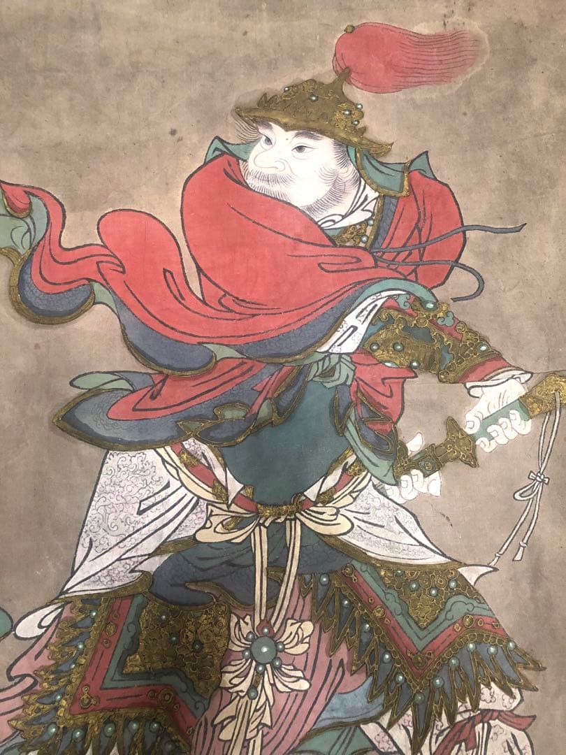 重要文化財、毗盧寺の壁画1:1再現した肉筆模写