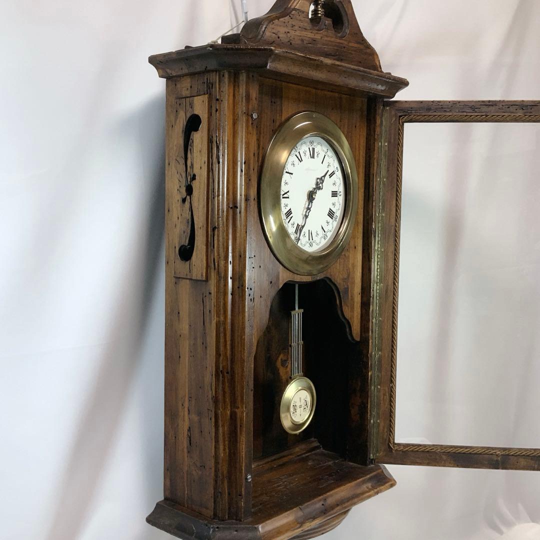 【希少品】イタリア Capanni カパーニ社 柱時計 木製 ポプラ古材