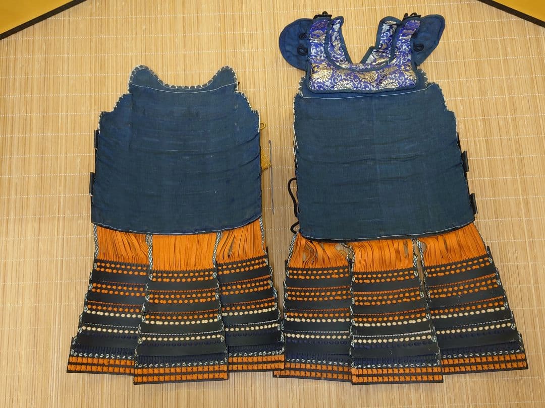 Nao3さま専用★全国送料無料☆黒胴当世素掛大鎧☆等身大大鎧一領☆鎧兜・甲冑★