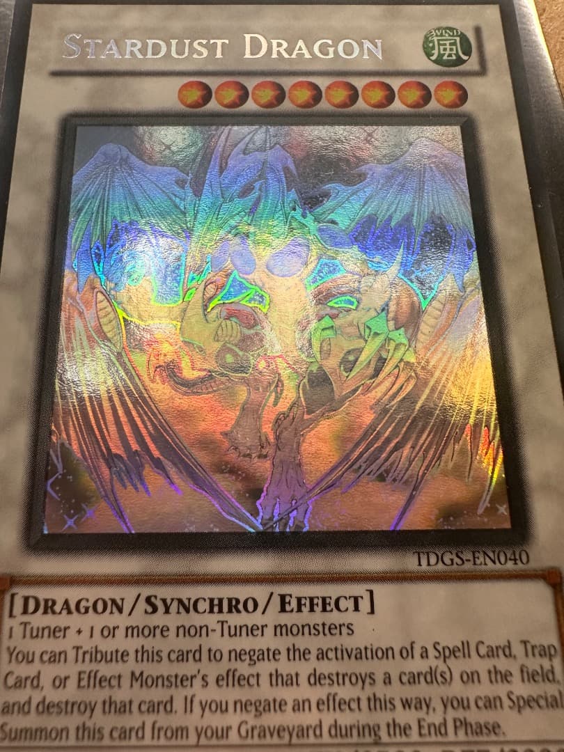 遊戯王　スターダスト・ドラゴン　英語　ホロ　TDGS-EN040