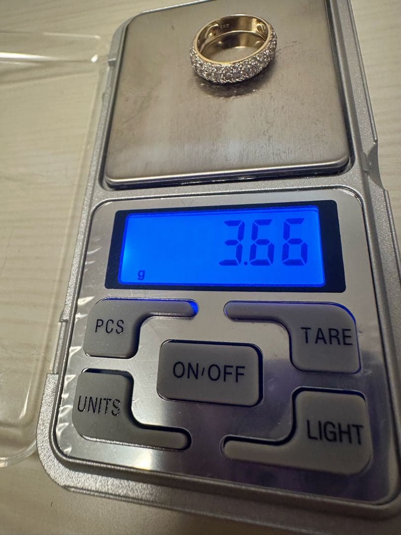 新年限定値下げ K18 ダイヤ D0.81ct リング 3.66g