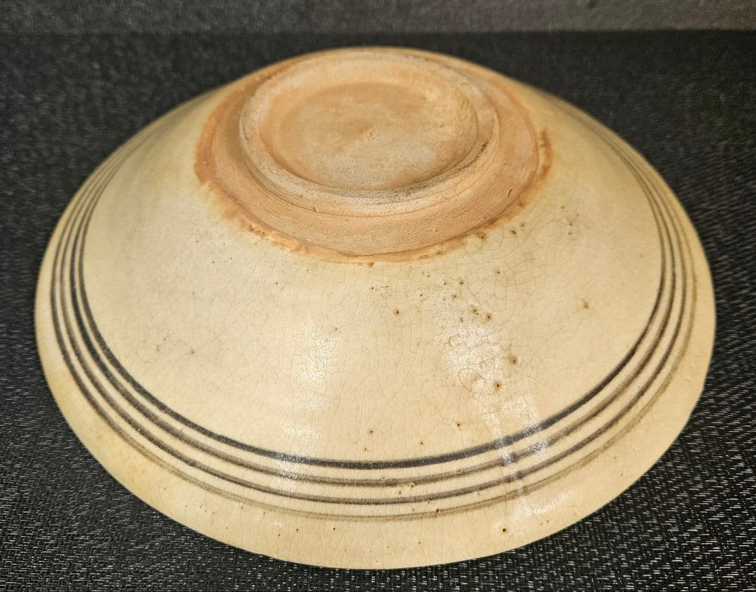 上作品❗】14世紀頃 東南アジア古陶磁器 タイ古陶 スコタイ 魚文鉢皿