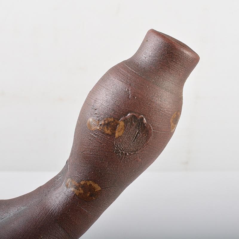 備前焼 古備前 江戸時代末期 鴨徳利 桂又三郎極め箱 V R5572 - メルカリ