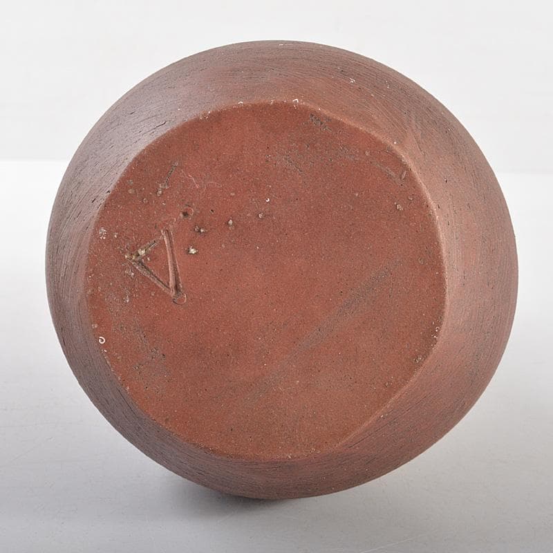 備前焼　古備前　江戸時代末期　鴨徳利　桂又三郎極め箱　V　R5572