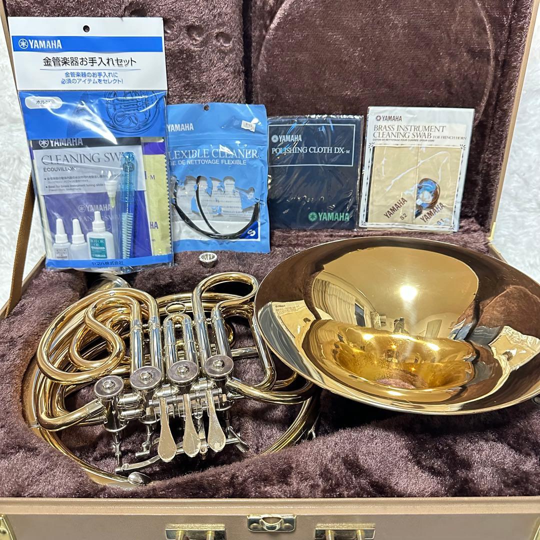 YAMAHAフルダブルホルンYHR-567Dケース付アレキ 8Fマウスピース付き