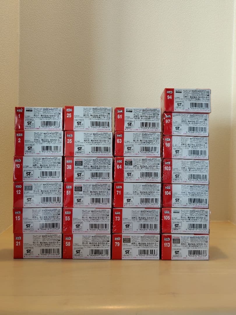 新品未使用　廃盤トミカ ミニカー コレクション 25台　シュリンク付