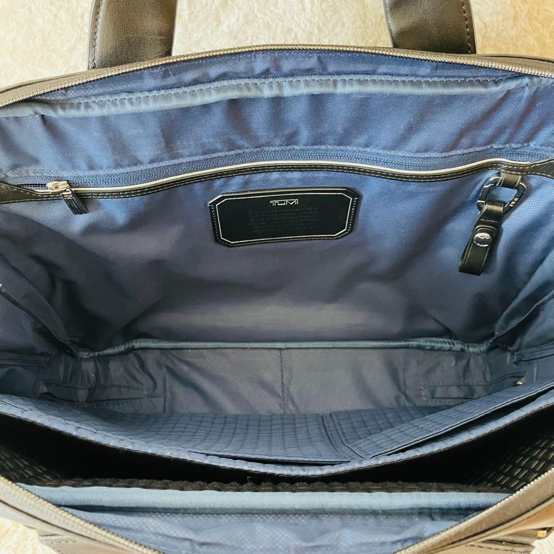 TUMI ビジネスバッグ オールレザー 2way 黒 ショルダーバッグ