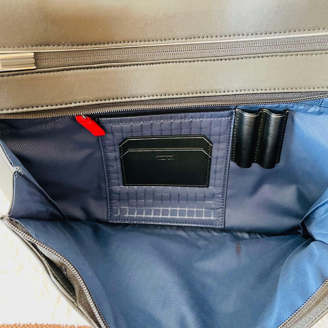 TUMI ビジネスバッグ オールレザー 2way 黒 ショルダーバッグ