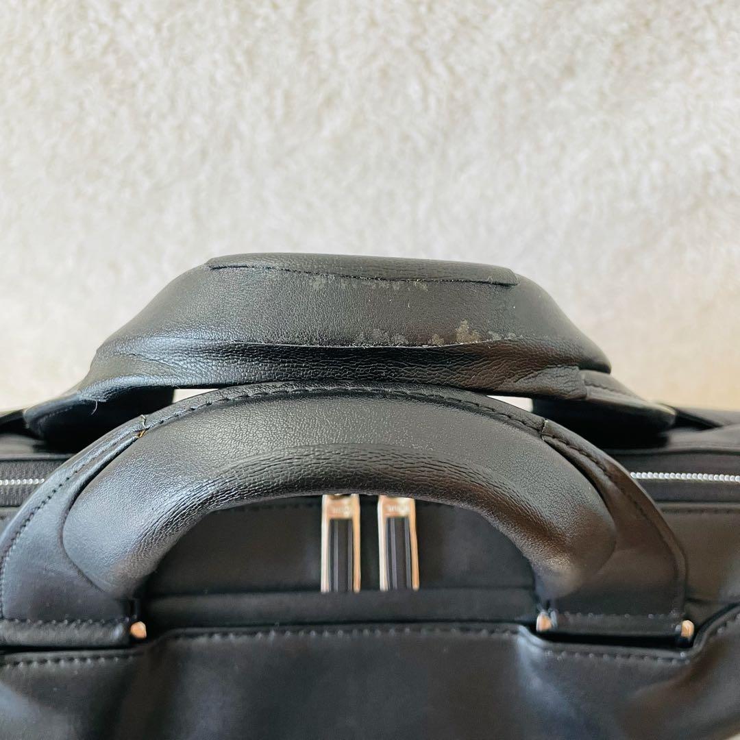 TUMI ビジネスバッグ オールレザー 2way 黒 ショルダーバッグ