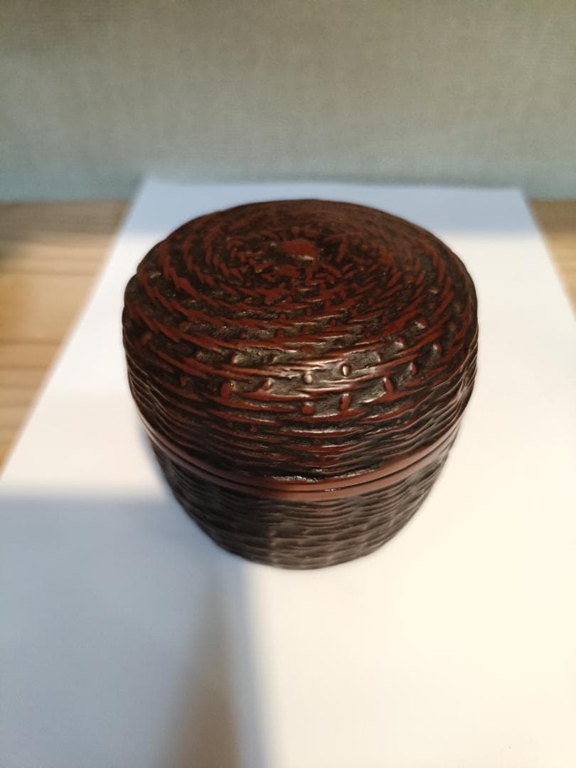 こより編み乾漆蒔絵茶器