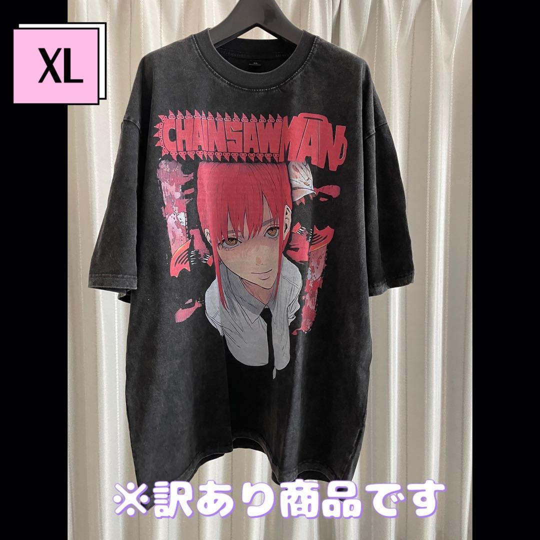 チェンソーマン マキマ 黒 XL ヴィンテージTシャツ - メルカリ