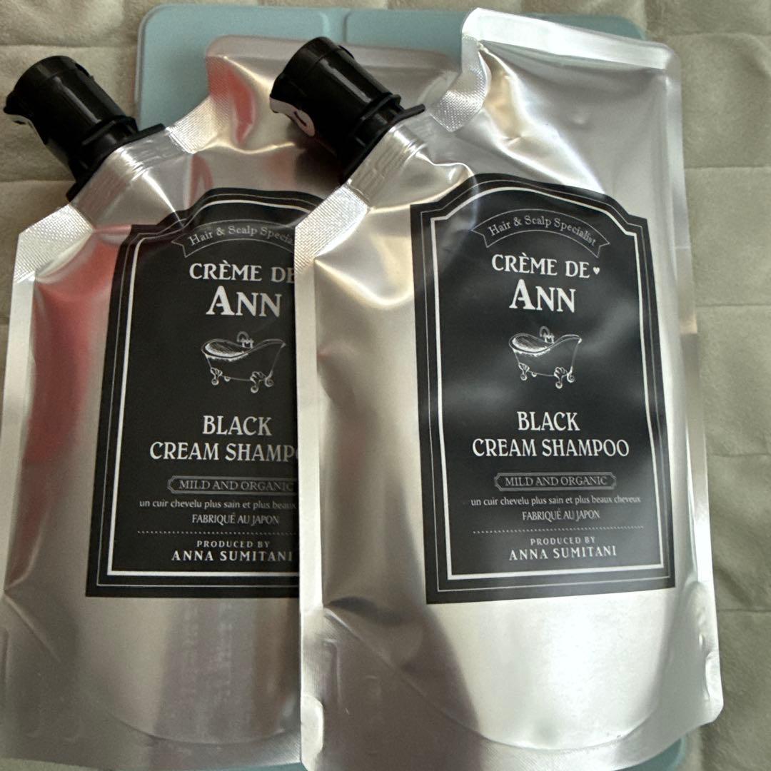 CRÈME DE ANN BLACK CREAM SHAMPOO 2個400g - メルカリ