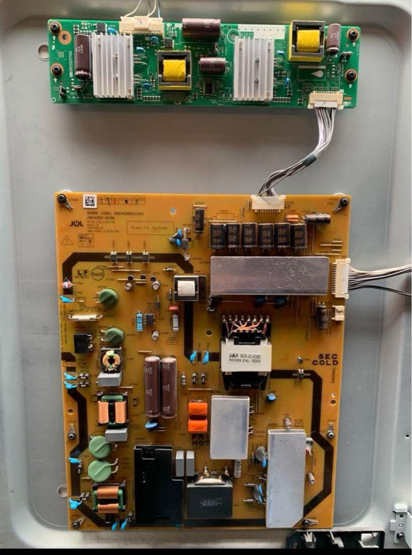 SHARP（シャープ）液晶テレビ 2019年製 4T-C60BN1 基盤セットSHARP