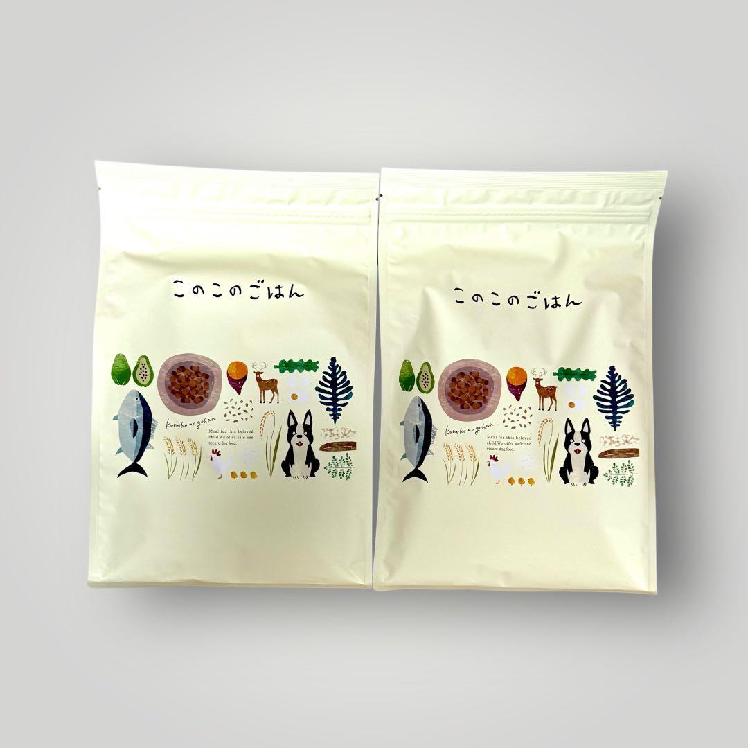 このこのごはん　ドッグフード コノコトトモニ このこのごはん1kg×3袋ドッグフード 全犬種