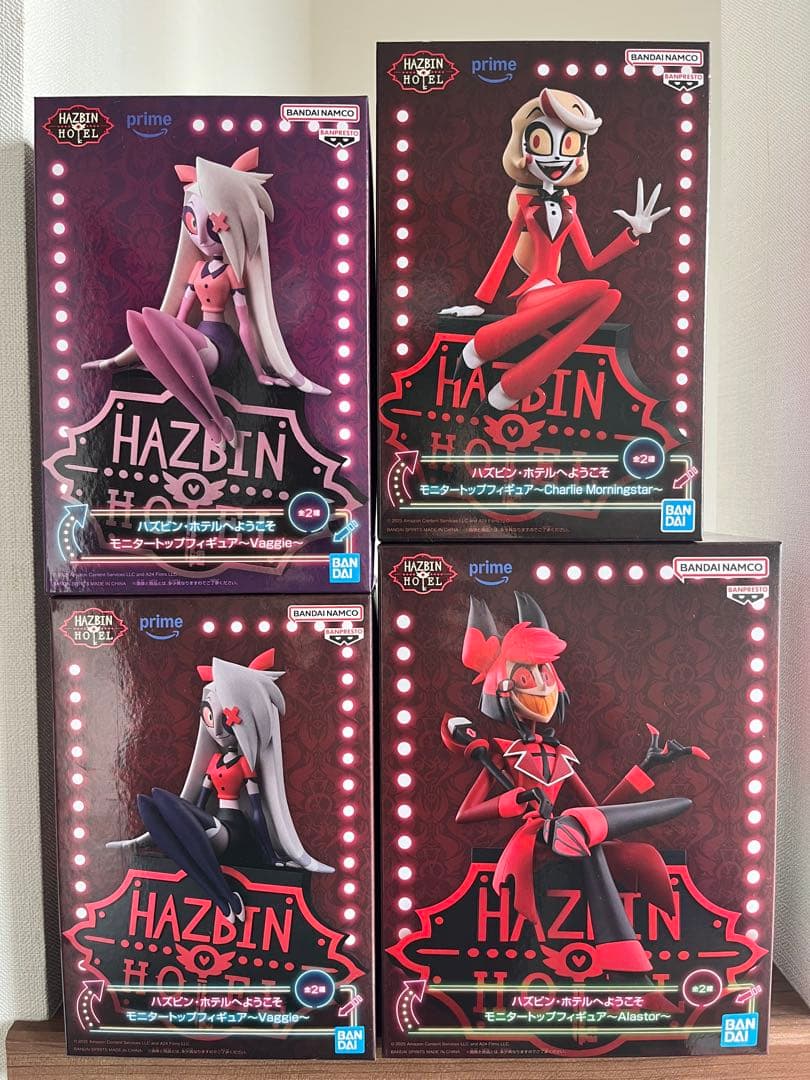 ハズビン・ホテルへようこそ アラスター ヴァギー チャーリー フィギュア