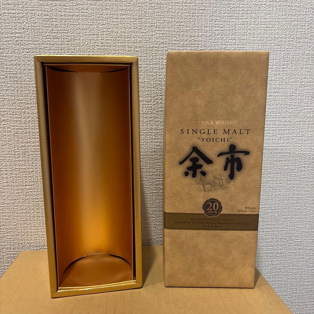 ニッカウイスキー シングルモルト 余市20年 オンライン 箱付き 未開封