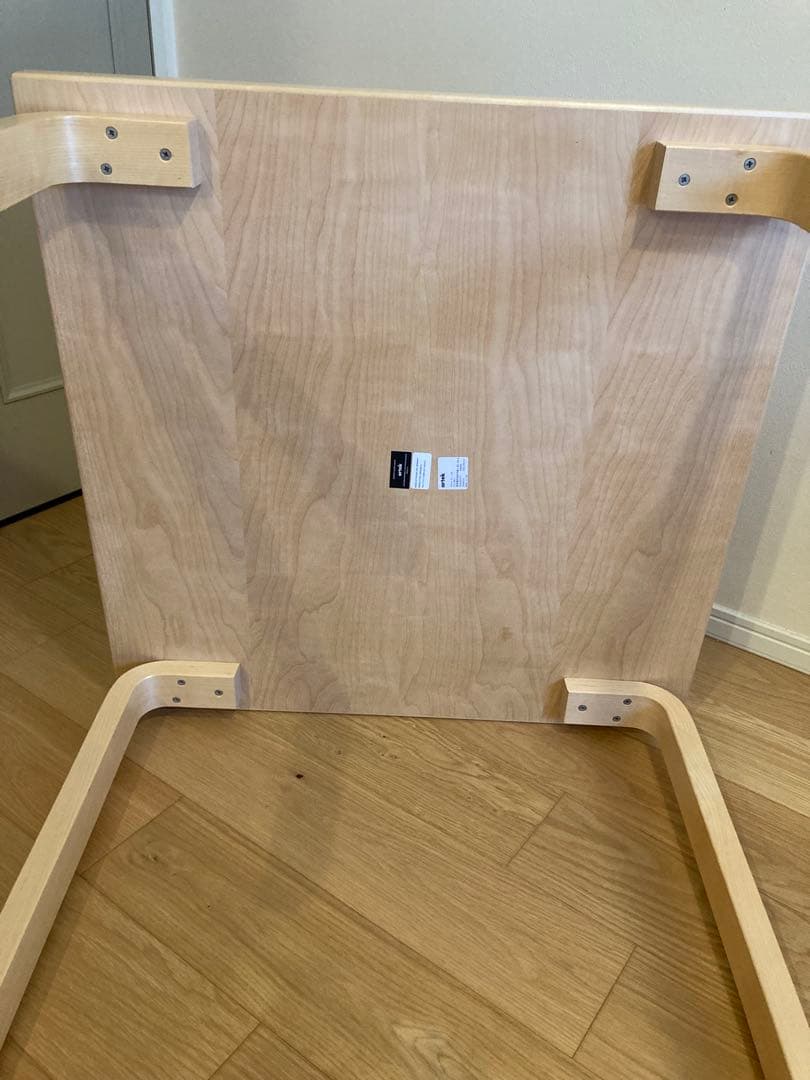 artek アアルト　テーブル80C ナチュラル　幕板無し