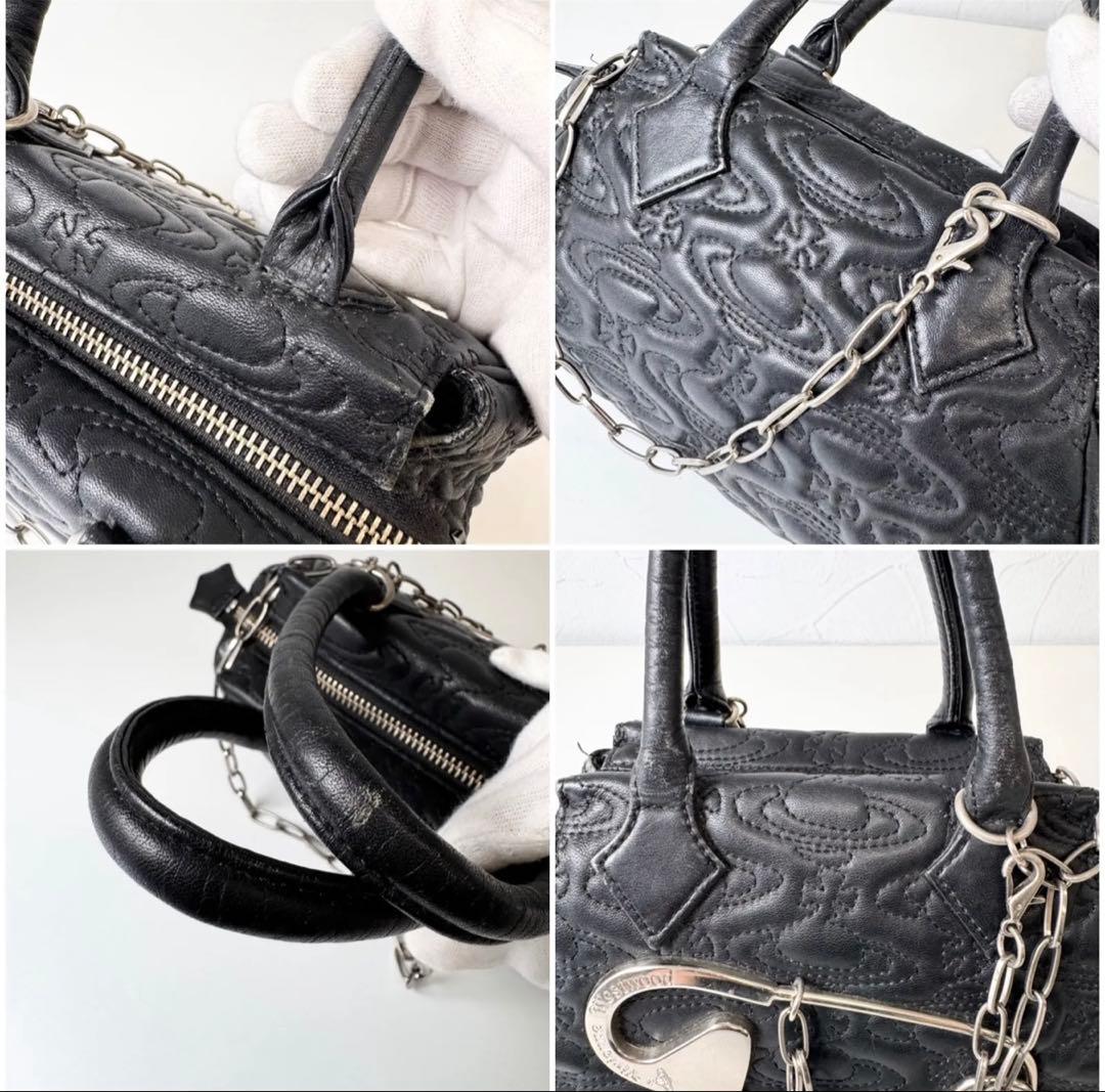 Vivienne Westwoodハンドバッグチェーン安全ピン　希少アイテム