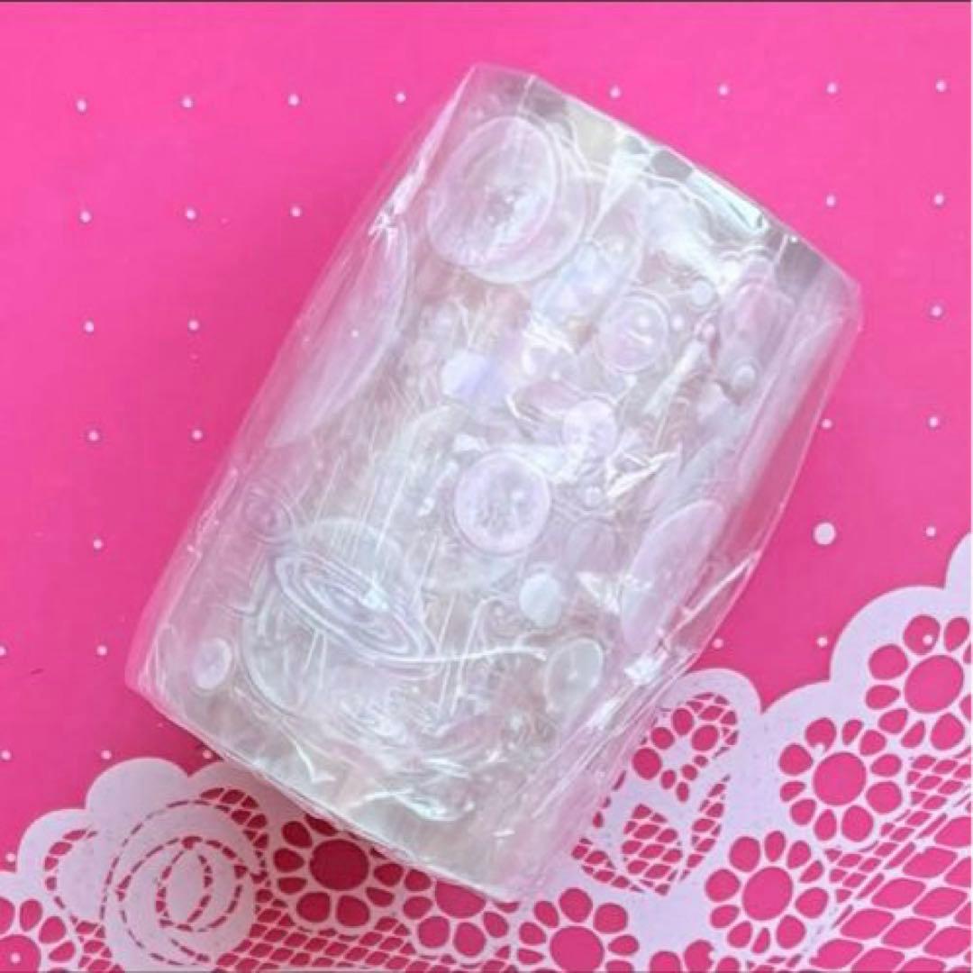 贝壳光 6cm×5.1mm ダイカット 雨雪霏霏粉 雪の結晶　泡