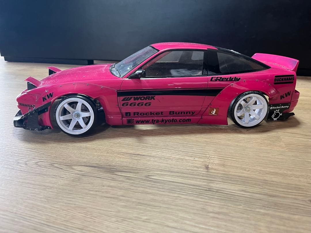 7180 180SX ボディ ラジコン ラジドリ ロケバニ