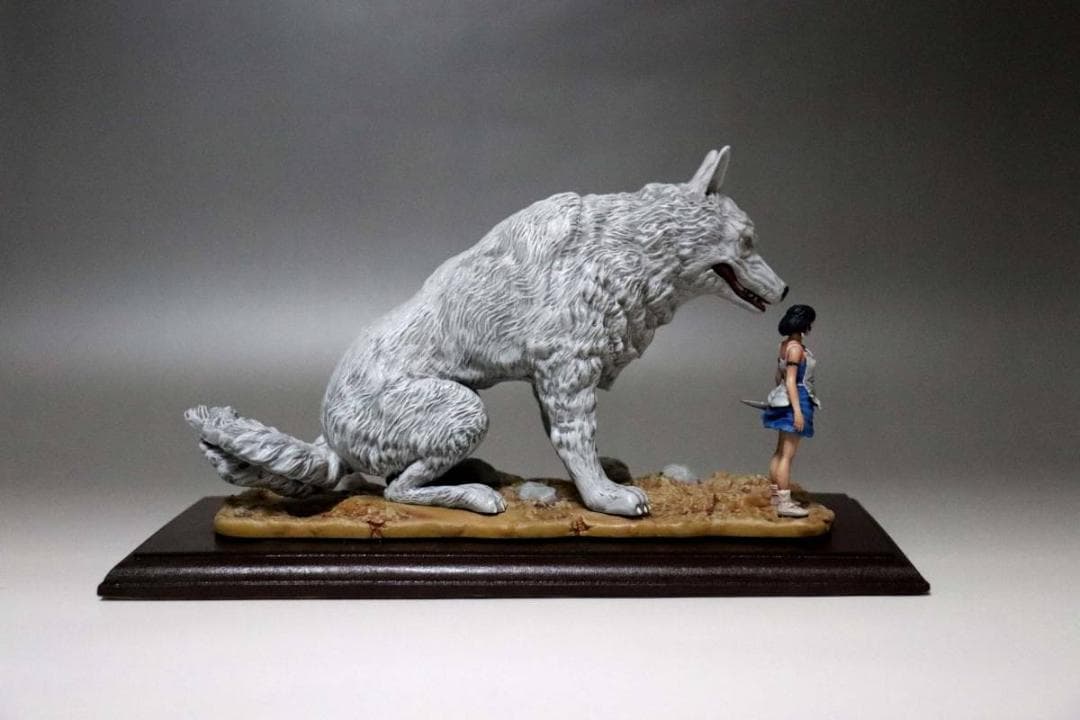 もののけ姫 　サン モロ フィギュア ガレージキット フィギュア