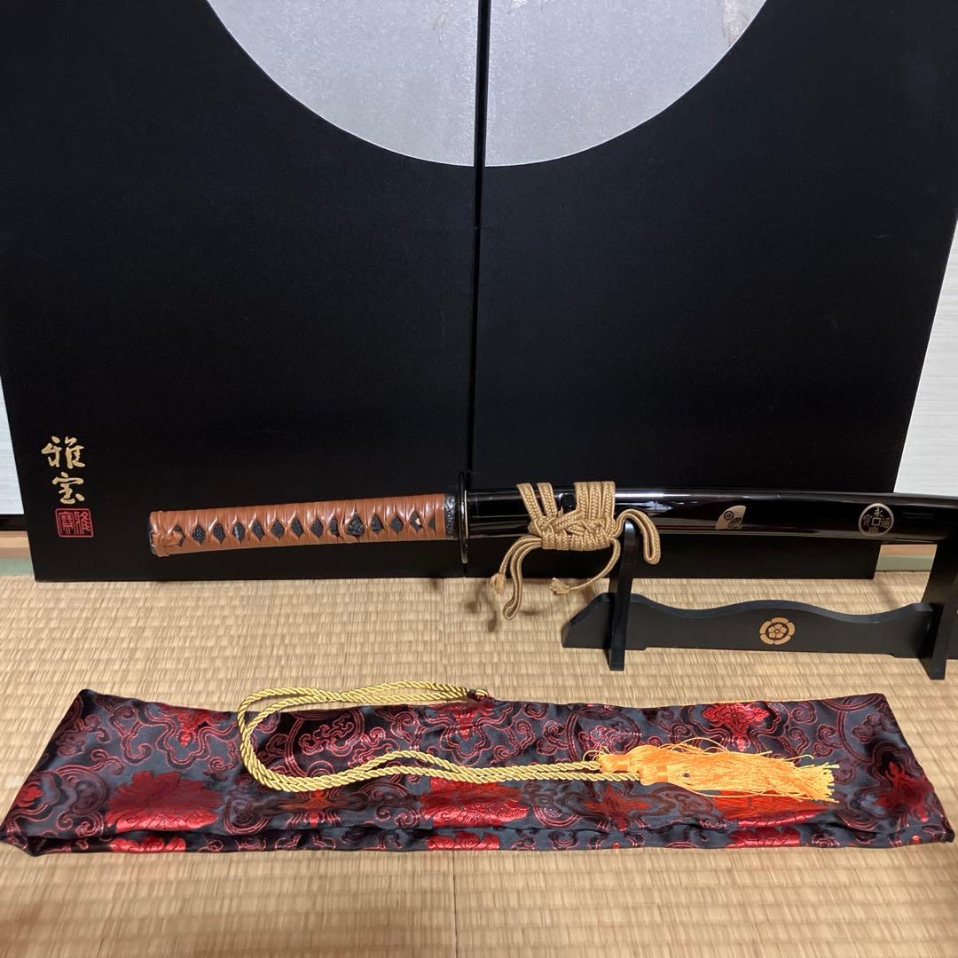 名刀 へし切長谷部　本革 超美品 信長 国産 居合刀　模造刀 戦国 刀