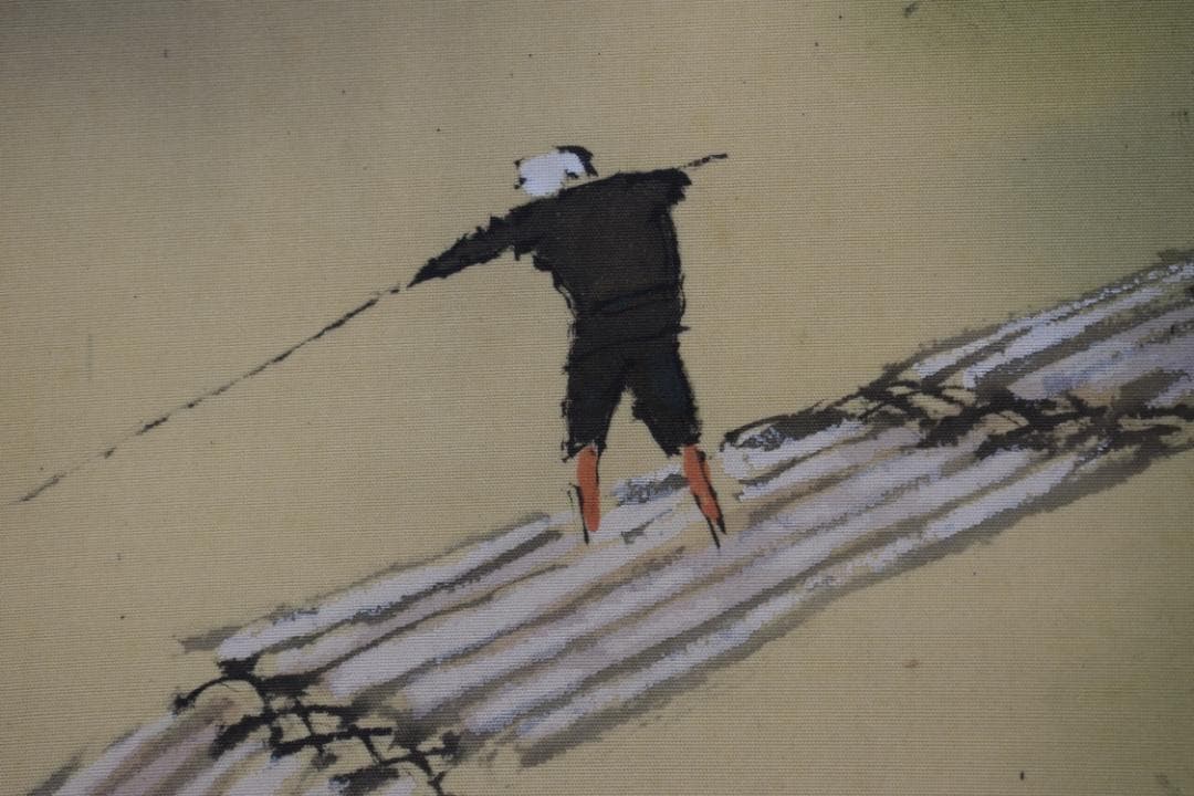 土田穣 つちだゆたか お気に入りの野原 絵画