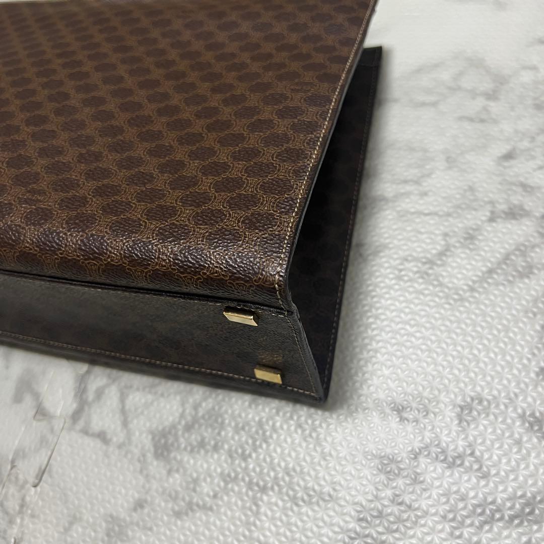 美品✨希少✨セリーヌ ガンチーニハンドル マカダム ハンドバッグ ビンテージ