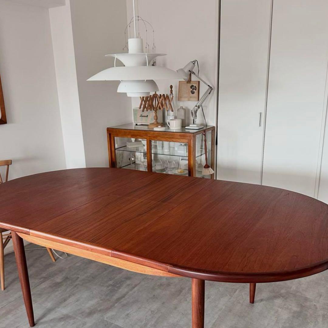 〈希少〉ジープラン(G-PLAN) /楕円形エクステンションテーブル