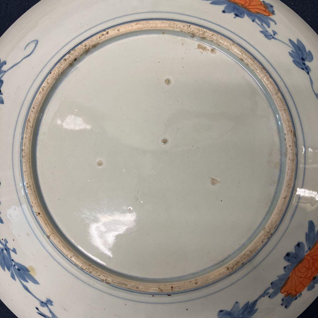 No.30011302 やきもの陶磁器 花鳥鳳凰文大皿