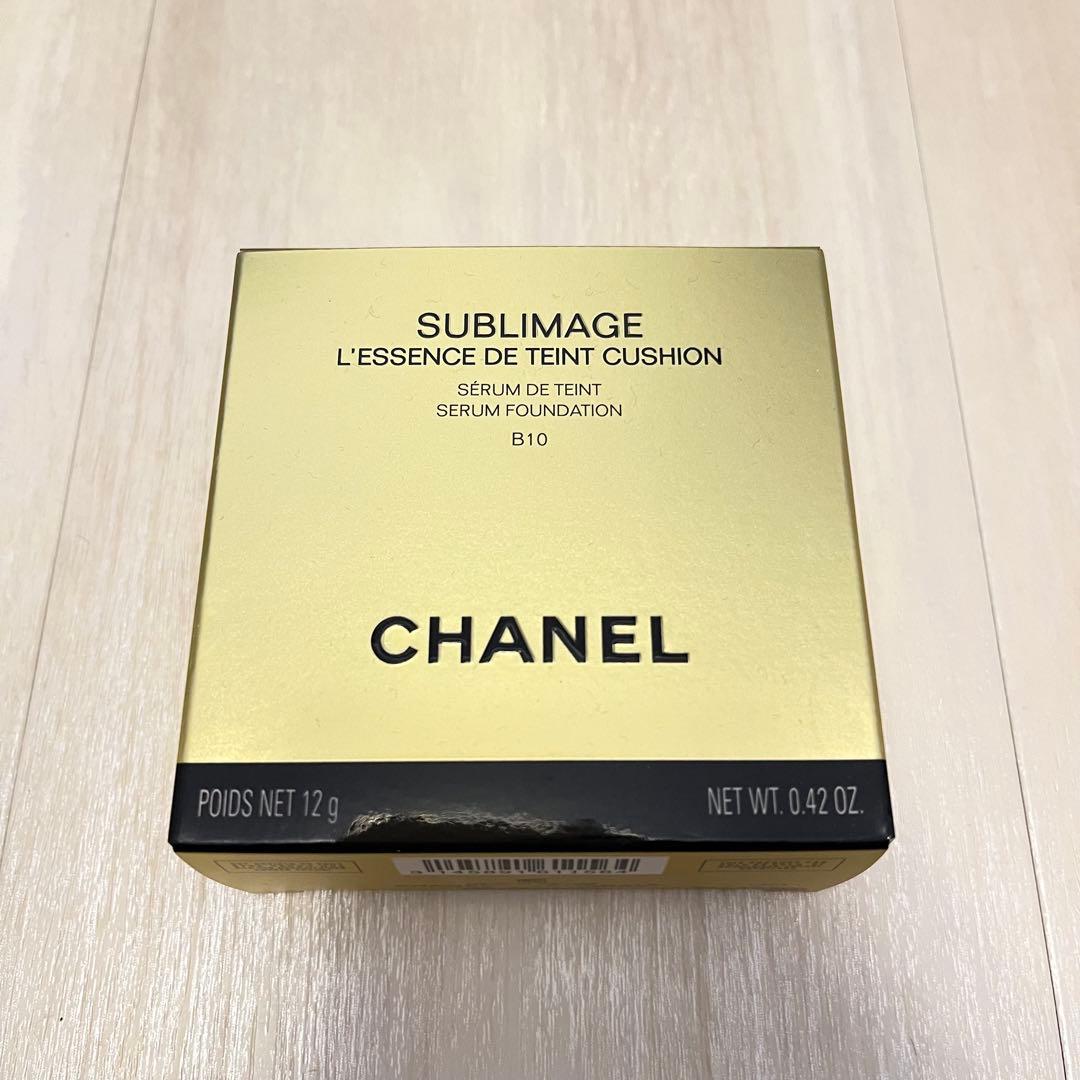 新品未開封 シャネル サブリマージュ レサンス ドゥ タン クッション B10