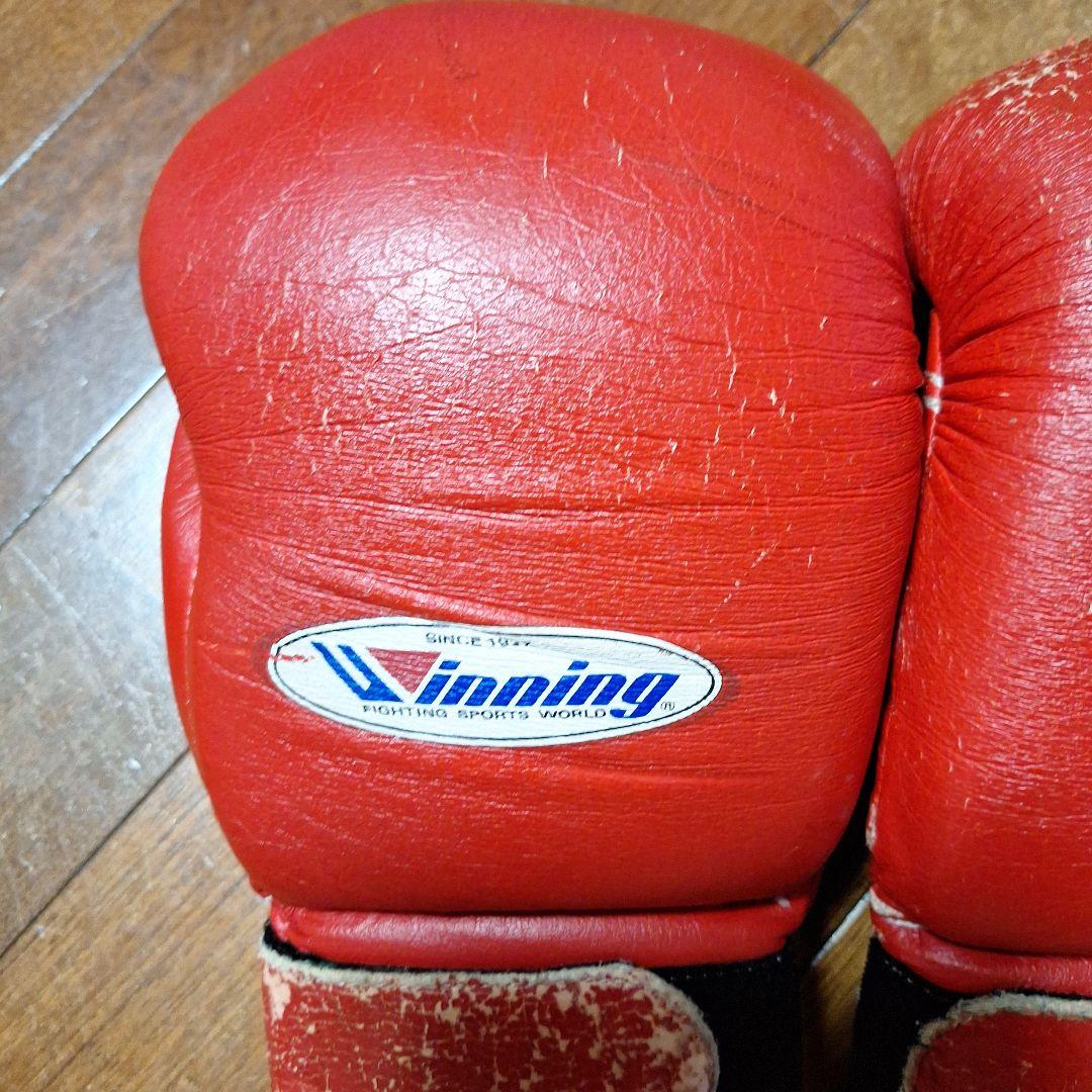 318 Winning ボクシンググローブ 赤 ソフトタイプ 14os 武道・格闘技