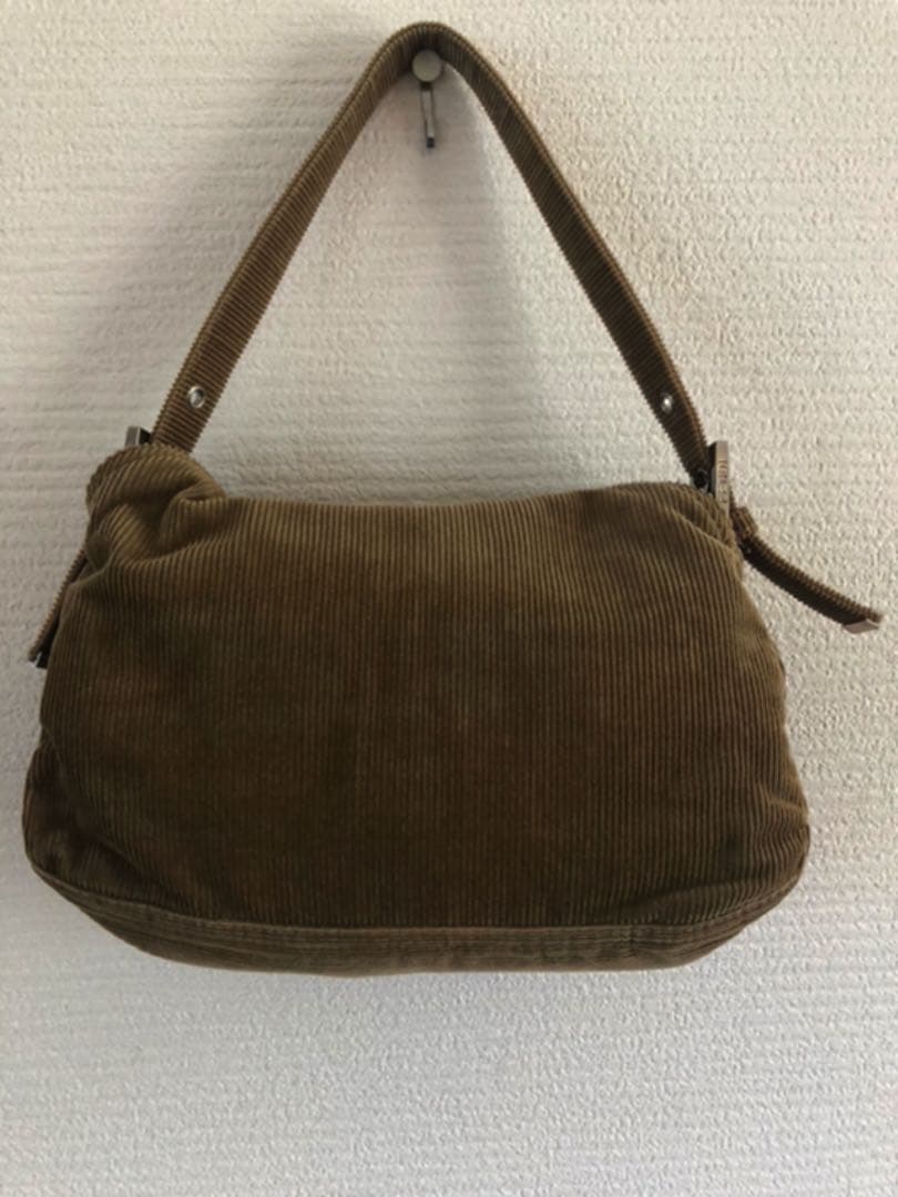 フェンディ ハンドバッグ 袋付き コーデュロイ