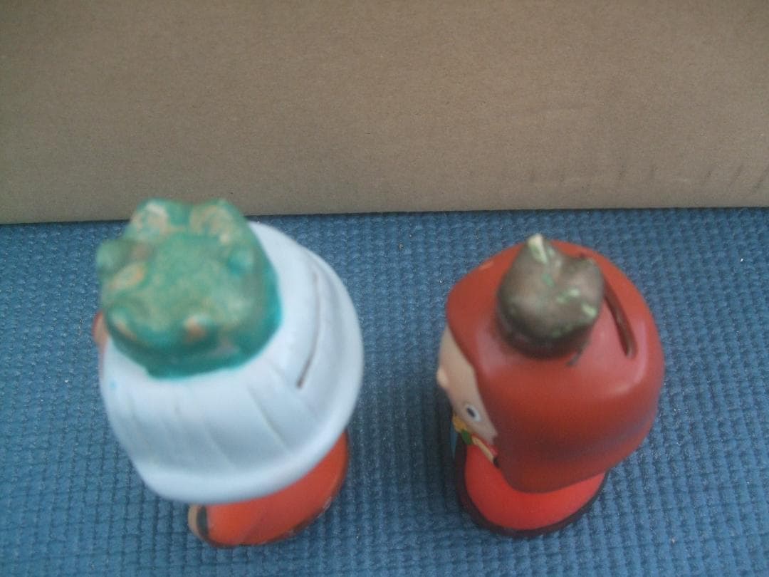 サモン☆王様＆お妃さま☆ ソフビ人形 ☆貯金箱 ☆2体