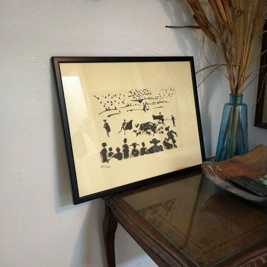 パブロ・ピカソ 「闘牛 /La Tauromaquia」リトグラフ風 - メルカリ