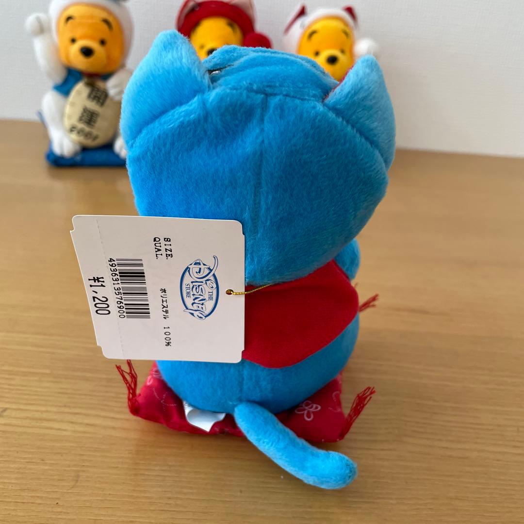 ディズニーストア プーさん 招き猫 キーホルダーマスコット ディズニー