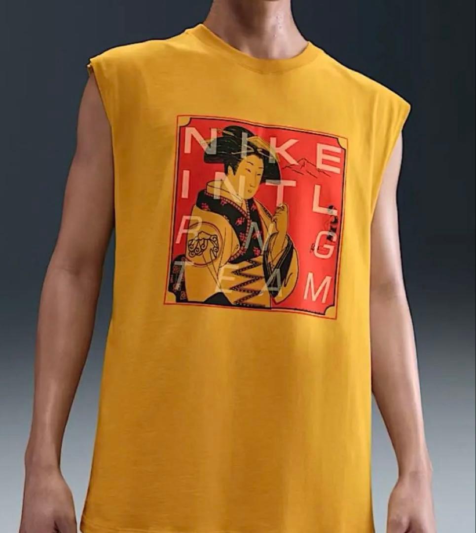 80s復刻/CASCADE RUN OFF/浮世絵/Tシャツ/L/コットン/ORN/オレンジタグ