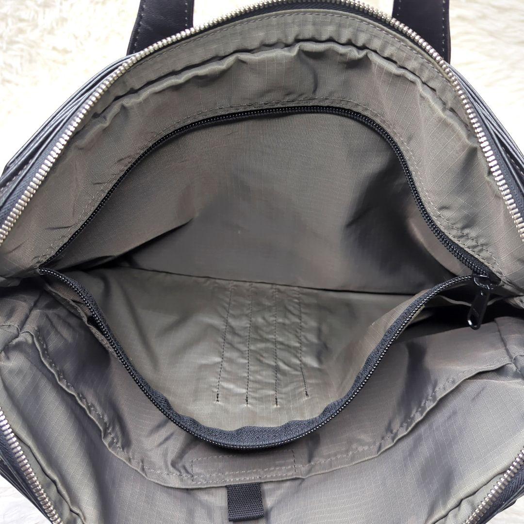 美品✨ポーター 吉田カバン ブリーフケース オールレザー 黒 A4収納可 多収納