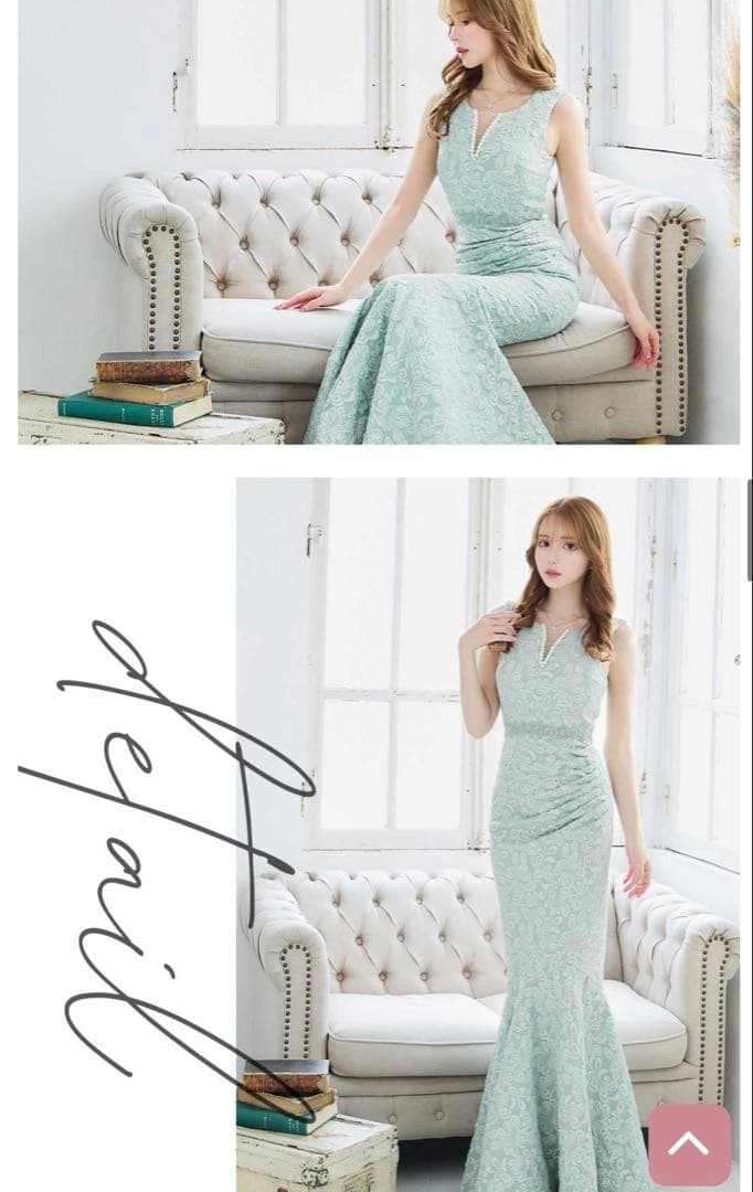 【未使用】ウナヴァレリェ　カスケード　sugar キャバドレス