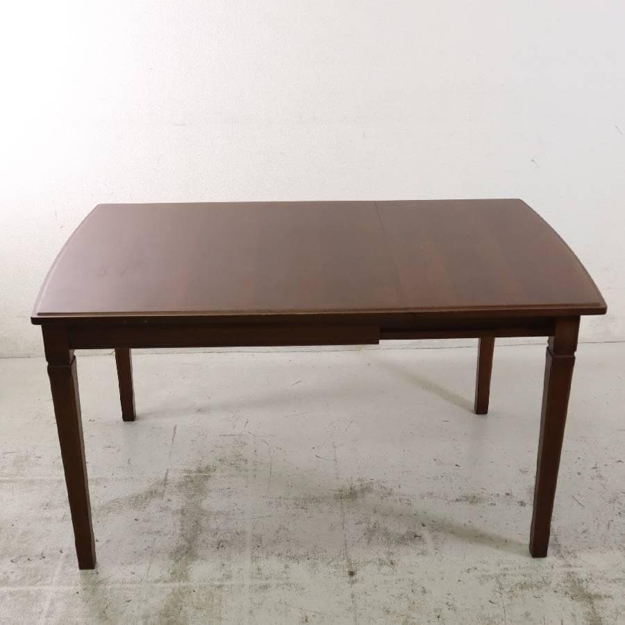 値下マルニ木工 地中海 ダイニングテーブル 片バタ式 No.1195 拡張式