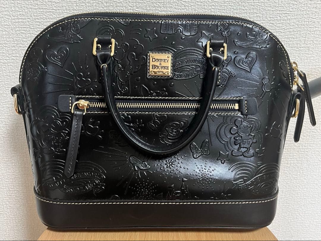 ドゥーニー&バーク　ディズニー コラボ　ハンドバッグ　ミッキー 美品　ショルダー