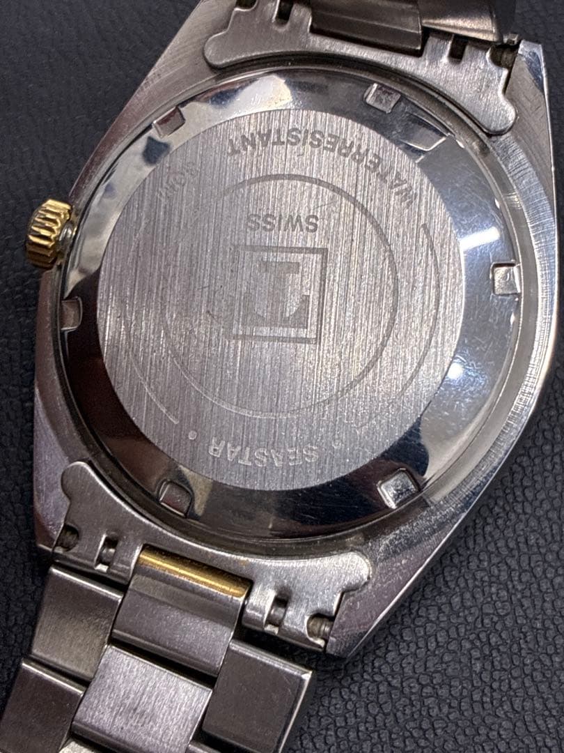 TISSOT ティソ デイデイト 自動巻き メンズ腕時計 コンビ ダイヤ文字盤