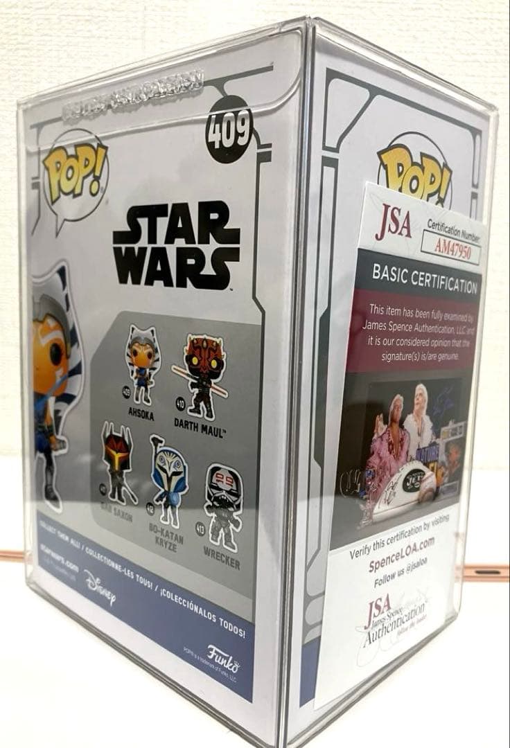 Funko POP アソーカ・タノ アシュリー・エクスタイン サイン入り