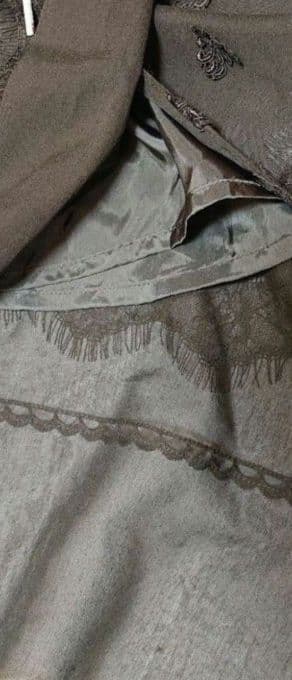 sacai アシメトリー スカート レース