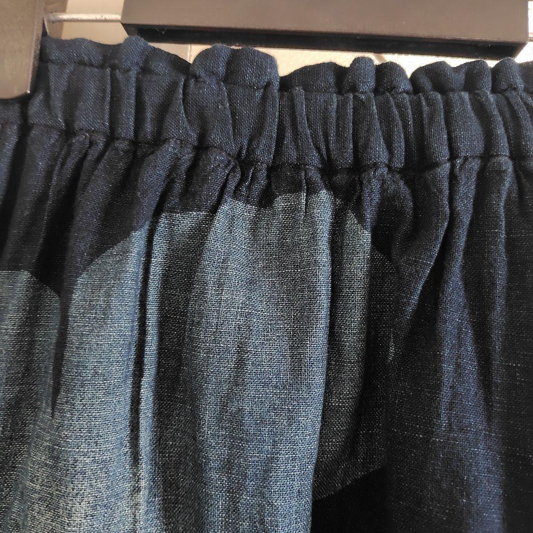 着用2回の美品 パラスパレスのインディゴのギャザースカート サイズ0