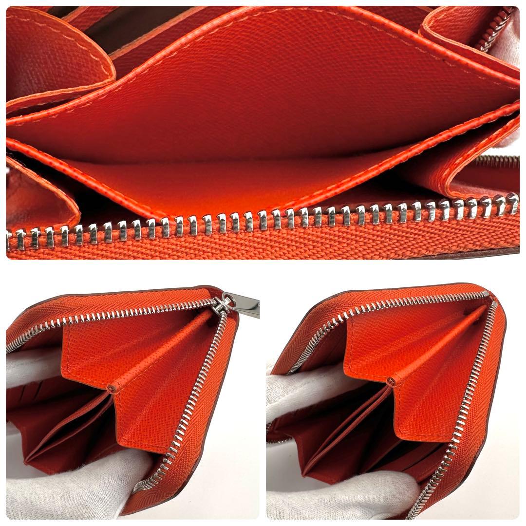 【極美品】ルイヴィトン エピ ジッピーパース 小銭入れ ピモン オレンジ