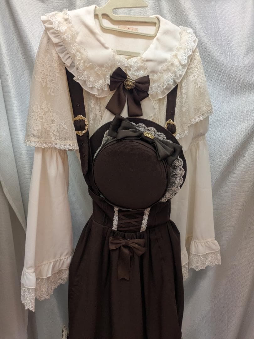 Amavel　ブラウス・スカート・帽子　3点セット